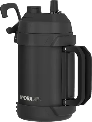 1 gallon water jug, 128 oz Large Insulated Stainless Steel Sports Water Jug, Large Triple Wall Vacuum Insulation Water Bottle-Keeps Cold up to 48 Hrs-Sweat Proof, for Gym, Hiking & Camping