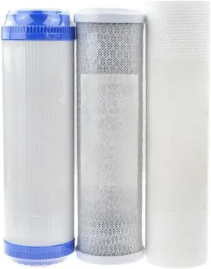 10-Inch Water Purifier Filter UDF Granular Activated Carbon  PP Cotton  CTO Compressed Carbon Water Purification