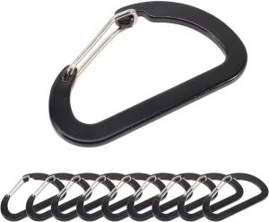 10pcs Camping Clip Snap Hooks Spring Snaps for Backpack Climbing and Outdoor Activities for Hiking Trekking and Field Exploration