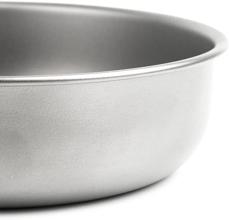 1.2L Outdoor Pure Titanium Cookware Portable Folding Handle Frying Pan (1.2L)