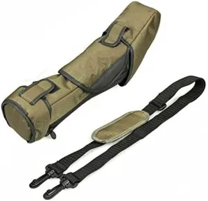 20-60X80 25-75x100 Bird Watching Telescope Hunting Spotting Scope Case Bag Shock Absorbing Backpack Cover 80mm 100mm (For 80mm Telescope), Green (80/100 Cover)