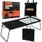 24" Heavy Duty Folding Campfire Grill, Compact Folding Grill Grate