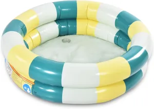 2Rings Baby Kiddie Pool, 32 inches Inflatable Kids Pool, Ball Pit, Water Toys for Indoor or Outdoor, Sunset Forest Blow Up Pool