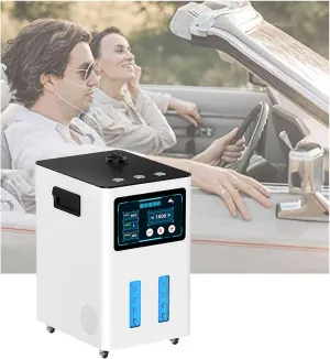 3-Output Hydrogen Inhaler, (1000H 1000O 1000H) ML/Min Hydrogen Water Generator Purification, 99.99% High Purity ionizer H2 Inhaler, with LED Screen/Time Setting