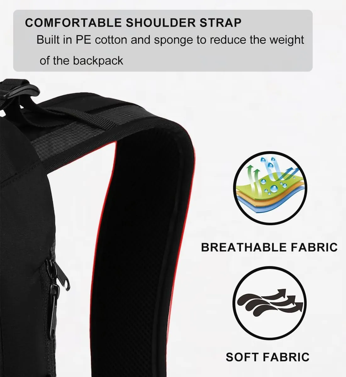 30L Hiking Daypack Waterproof Backpack for Women & Men Hiking Camping Outdoor Travel Day Backpack Pack with Rain Cove,Navy blue