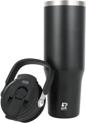 32 oz 2.0 Stainless Steel Tumbler with Leak-Proof Lid and Straw, Double-Wall Vacuum Insulated Travel Mug for Coffee, Iced Tea, or Water - Ideal for Commutes and Outdoor