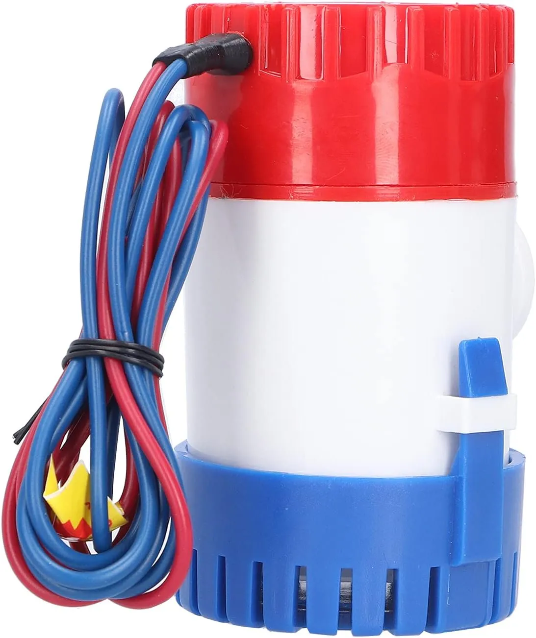 350GPH Electric Submersible Bilge Pump with Shockresistant ABS Housing, Stainless Steel Shaft, EasytoClean Springlock Filter for Shipbuilding, Fishery, etc., Suitable for Sea (DC24V 350GPH)