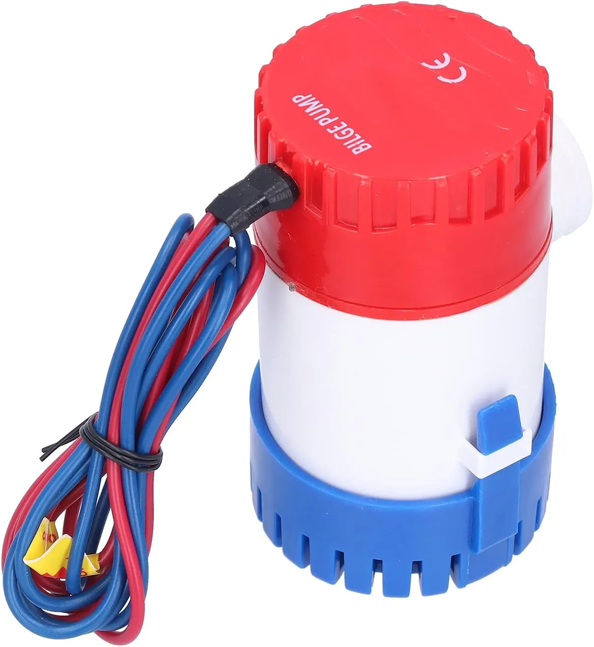 350GPH Electric Submersible Bilge Pump with Shockresistant ABS Housing, Stainless Steel Shaft, EasytoClean Springlock Filter for Shipbuilding, Fishery, etc., Suitable for Sea (DC24V 350GPH)