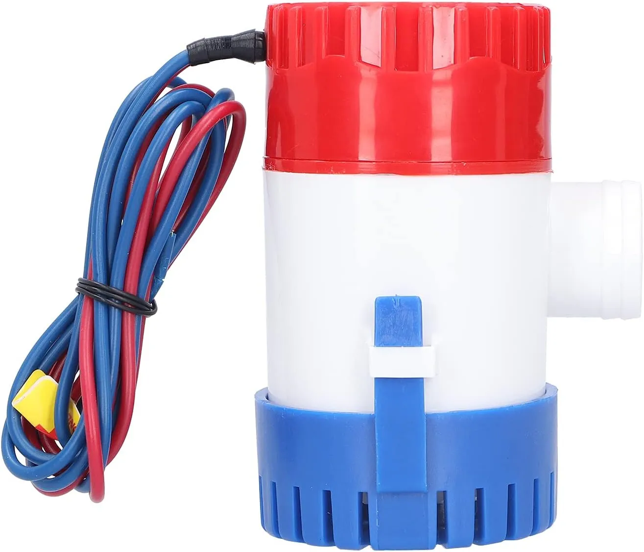350GPH Electric Submersible Bilge Pump with Shockresistant ABS Housing, Stainless Steel Shaft, EasytoClean Springlock Filter for Shipbuilding, Fishery, etc., Suitable for Sea (DC24V 350GPH)