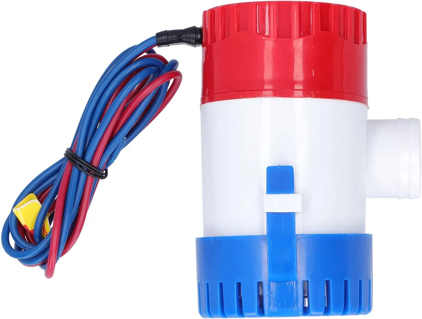 350GPH Electric Submersible Bilge Pump with Shockresistant ABS Housing, Stainless Steel Shaft, EasytoClean Springlock Filter for Shipbuilding, Fishery, etc., Suitable for Sea (DC24V 350GPH)