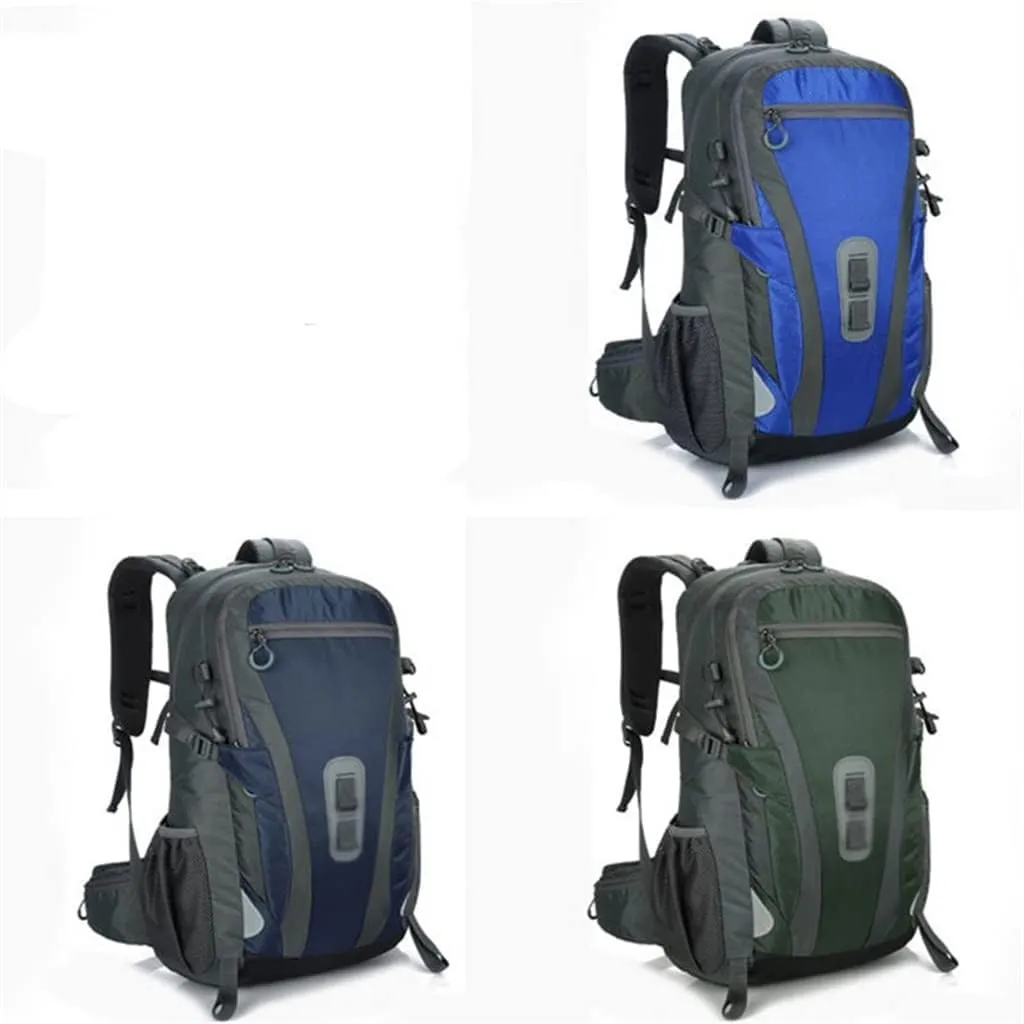 40L Outdoor Travel Bag Travel Backpack Large Capacity Sports Men's Backpack Hiking Camping Bag(3-pack)