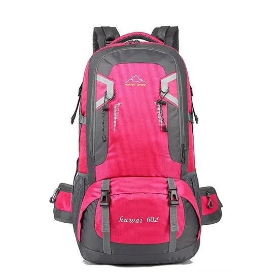 40L/60L Waterproof Outdoor Travel Backpack Camping Trekking Bag For Man Woman Climbing Hiking