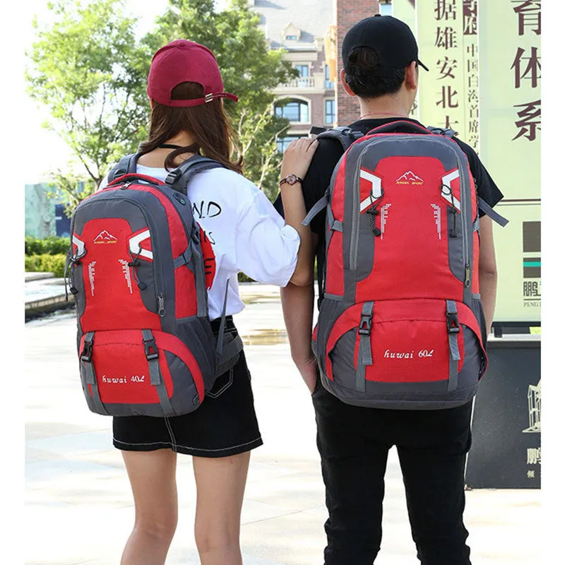 40L/60L Waterproof Outdoor Travel Backpack Camping Trekking Bag For Man Woman Climbing Hiking