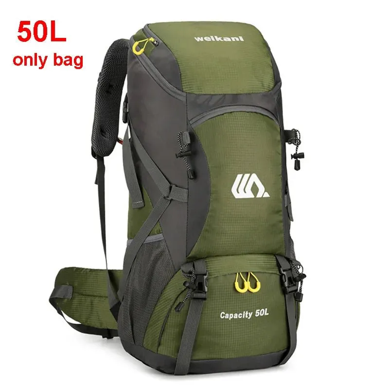 50L Waterproof Hiking Backpack for Men and Women