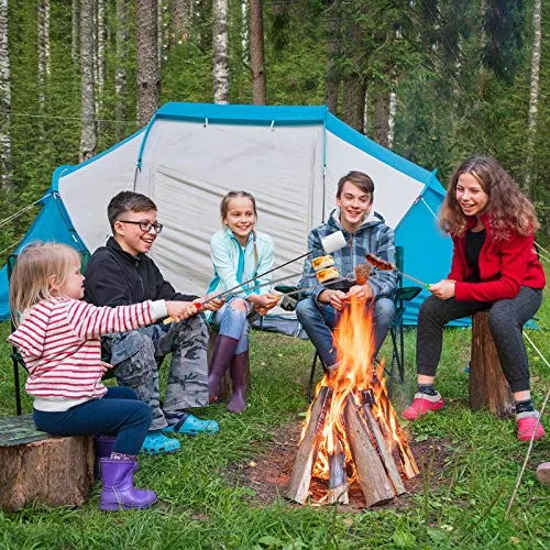 5pcs Marshmallow Roasting Sticks,Telescoping Smores Sticks for Open Fire Pit