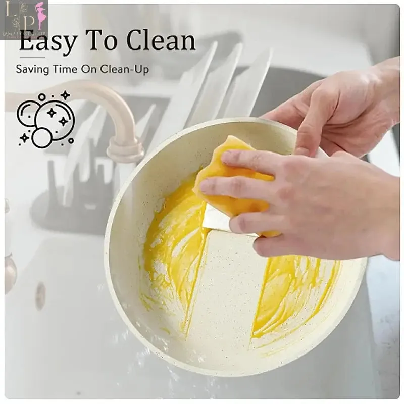 5pcs Non-Stick Cookware Set for Home Kitchen | Aluminum Pot Set
