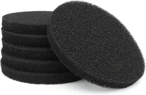 6 Pack Carbon Filter Pads Compatible with FX4 / FX5 / FX6 Canister Filter, Replacement Carbon Impregnated Foam
