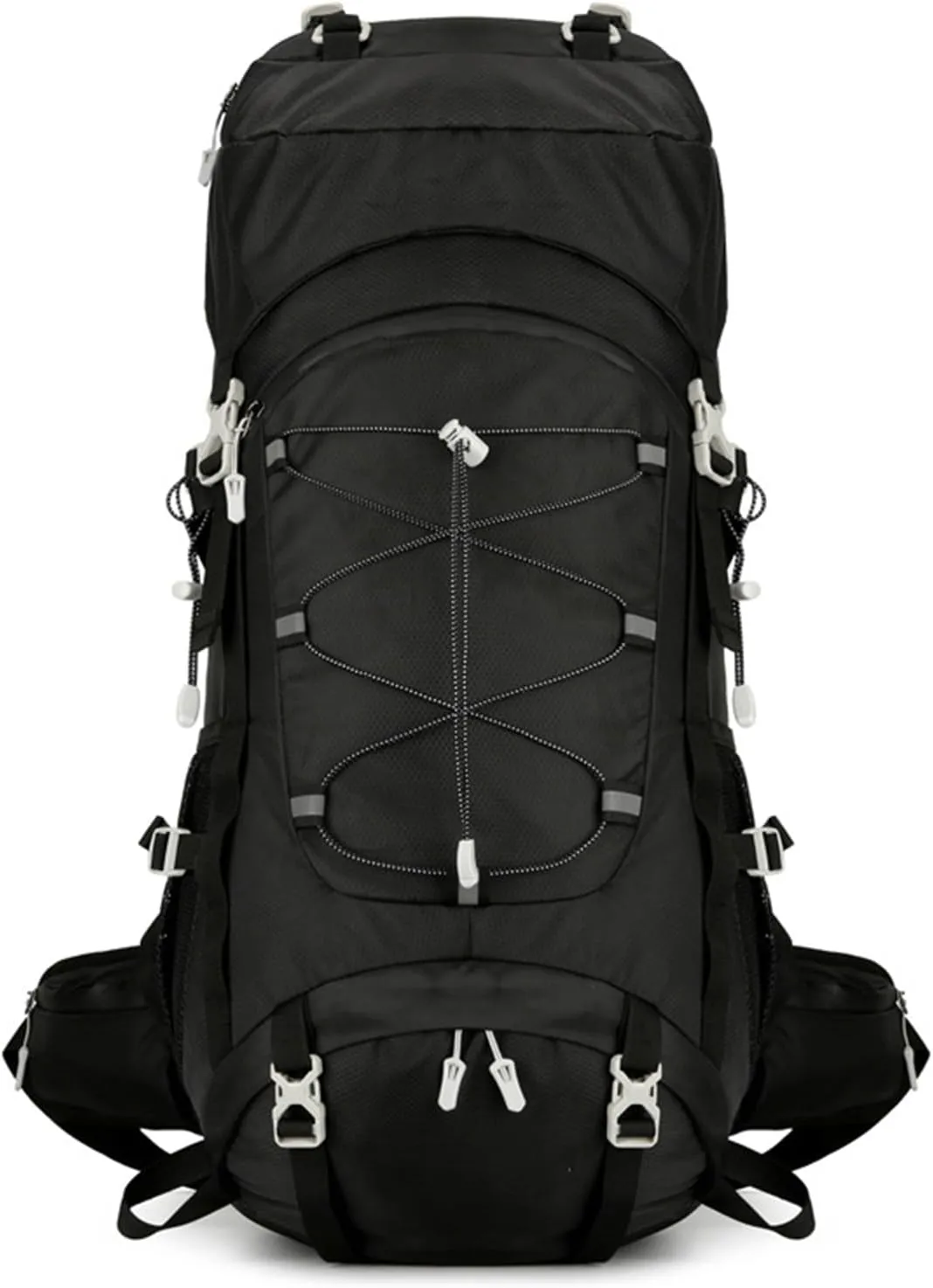 60L Travel Hiking Camping Backpack with Rain Cover, Backpack Water Resistant,Climbing Backpack for Men Women,C