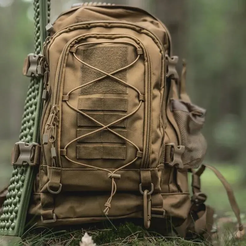 65L Military Tactical Backpack Army Molle Assault Rucksack Men Backpacks Travel Camping Hunting Hiking Bag (camo 5)