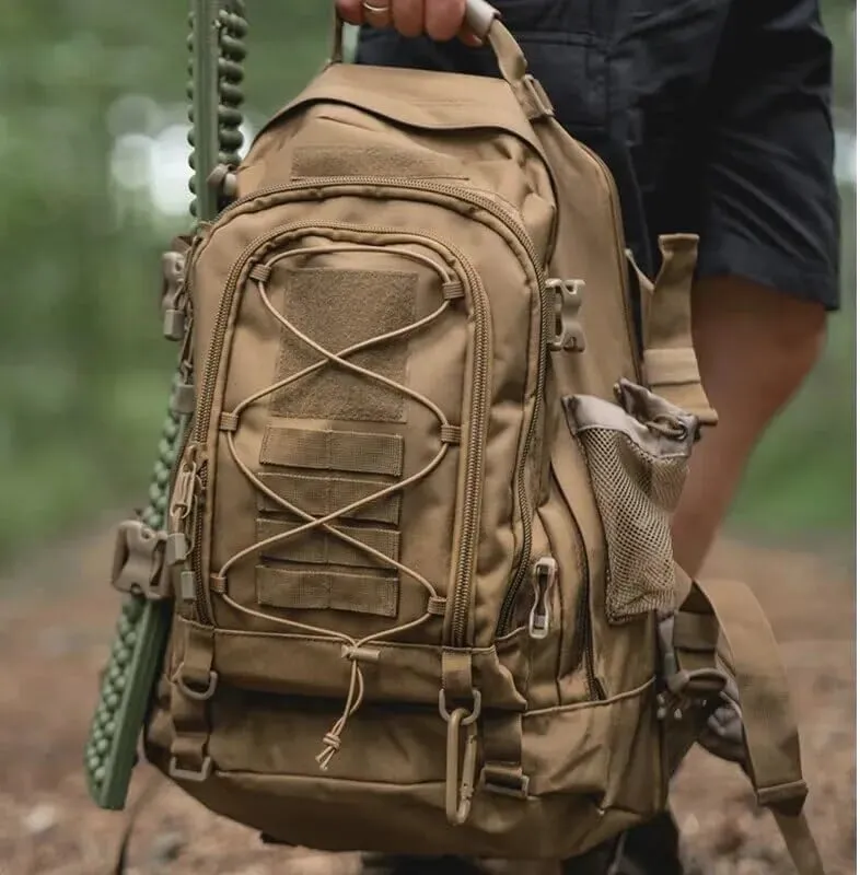 65L Military Tactical Backpack Army Molle Assault Rucksack Men Backpacks Travel Camping Hunting Hiking Bag (camo 5)