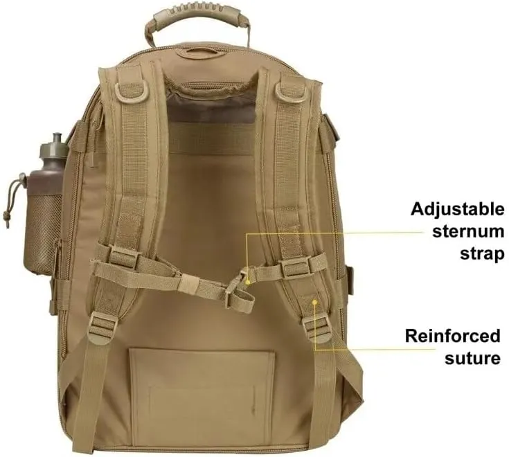 65L Military Tactical Backpack Army Molle Assault Rucksack Men Backpacks Travel Camping Hunting Hiking Bag (camo 5)