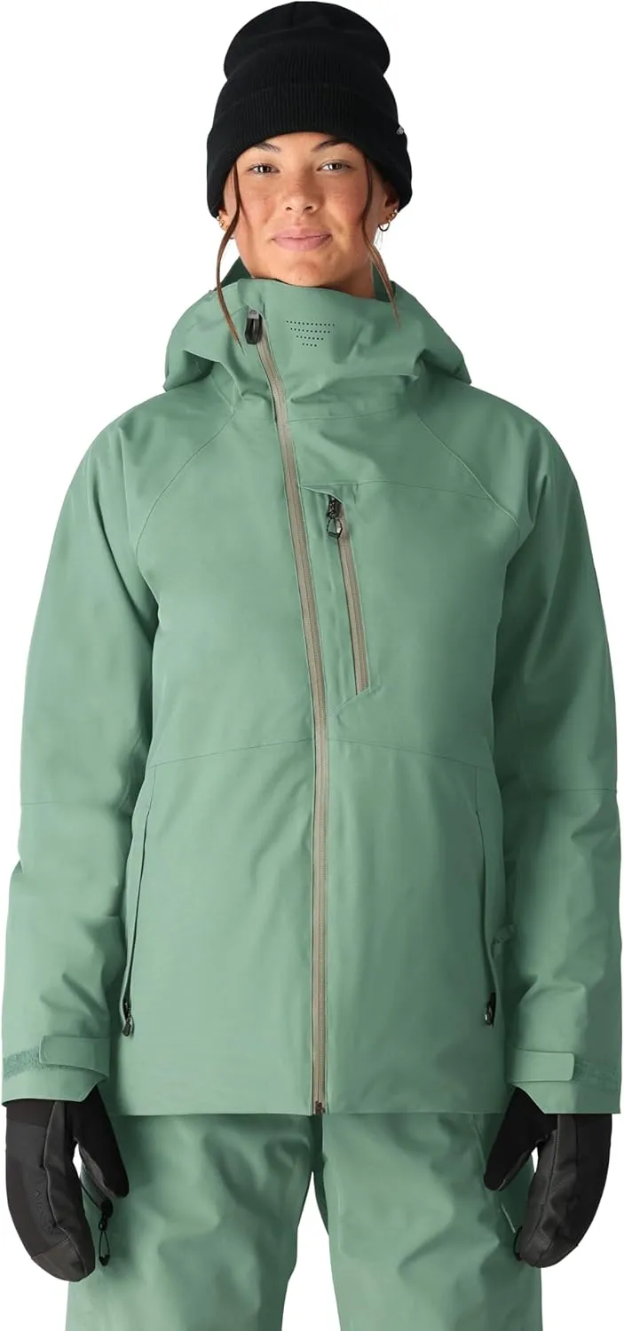 686 Women's Hydra Insulated Jacket - Mechanical Stretch Thermal Clothing - Water & Weather Resistant