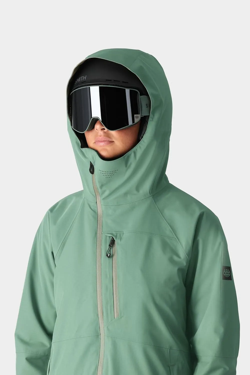 686 Women's Hydra Insulated Jacket - Mechanical Stretch Thermal Clothing - Water & Weather Resistant