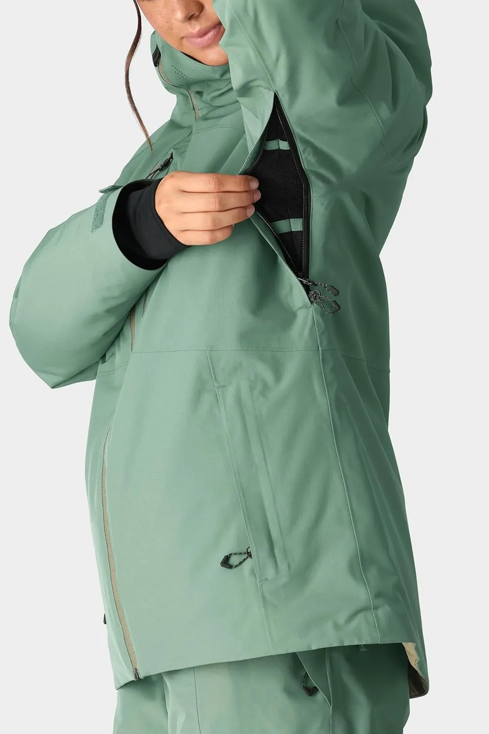 686 Women's Hydra Insulated Jacket - Mechanical Stretch Thermal Clothing - Water & Weather Resistant
