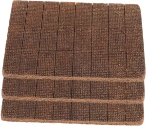 72pcs Igniter Wax Pit Starters Outdoor Fire Pit Accessories Fire Starters for Starter Cubes Camping Fire Starter Light Brown Wood