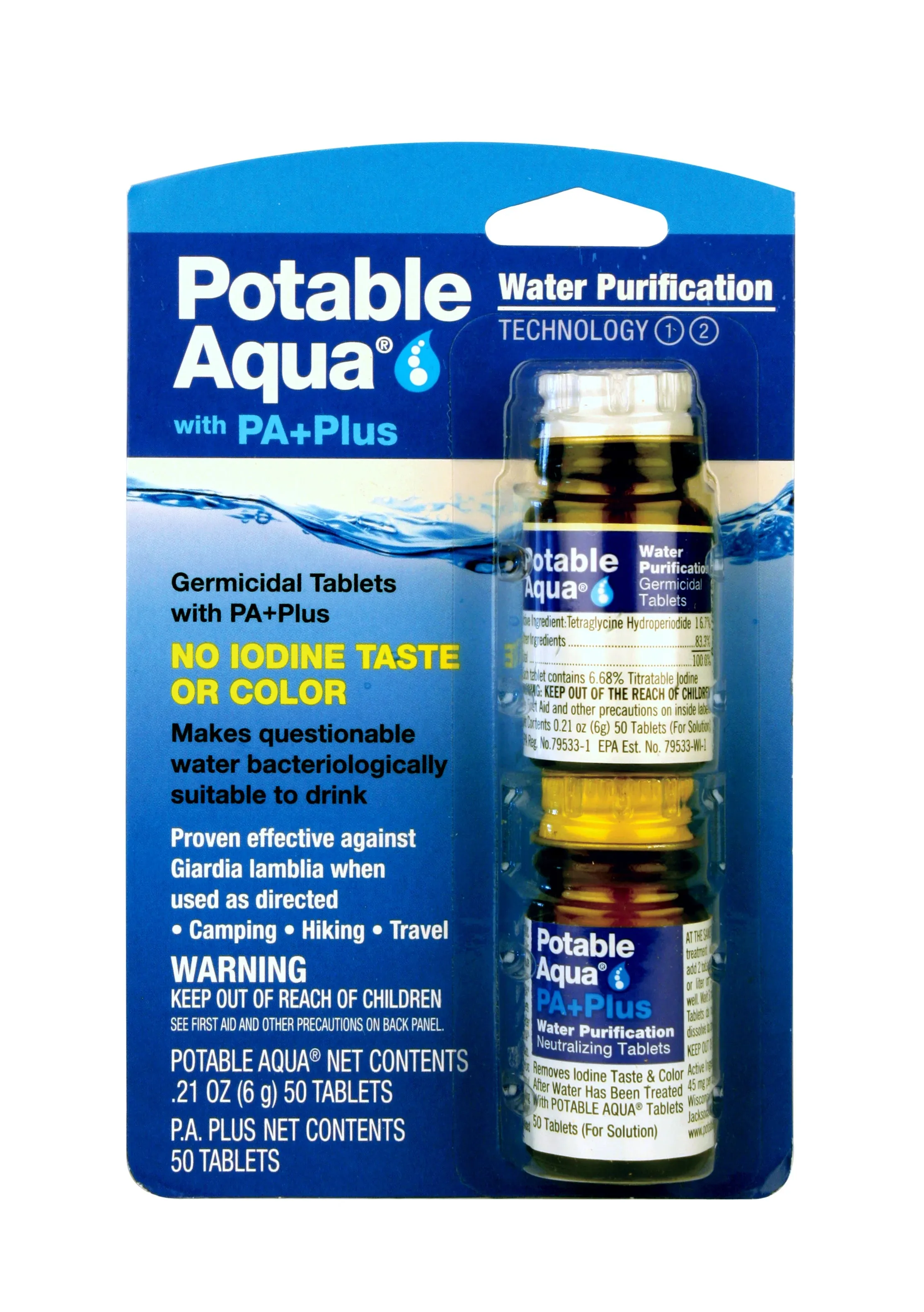 7743 POTABLE AQUA PLUS WATER PURIFICATION TABLETS