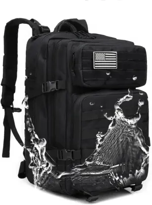 900D Oxford Military Tactical Backpack Molle Army Assault,3 days pack bug out Bag for Photographer,Hicking,Treeking,Travel (Red)