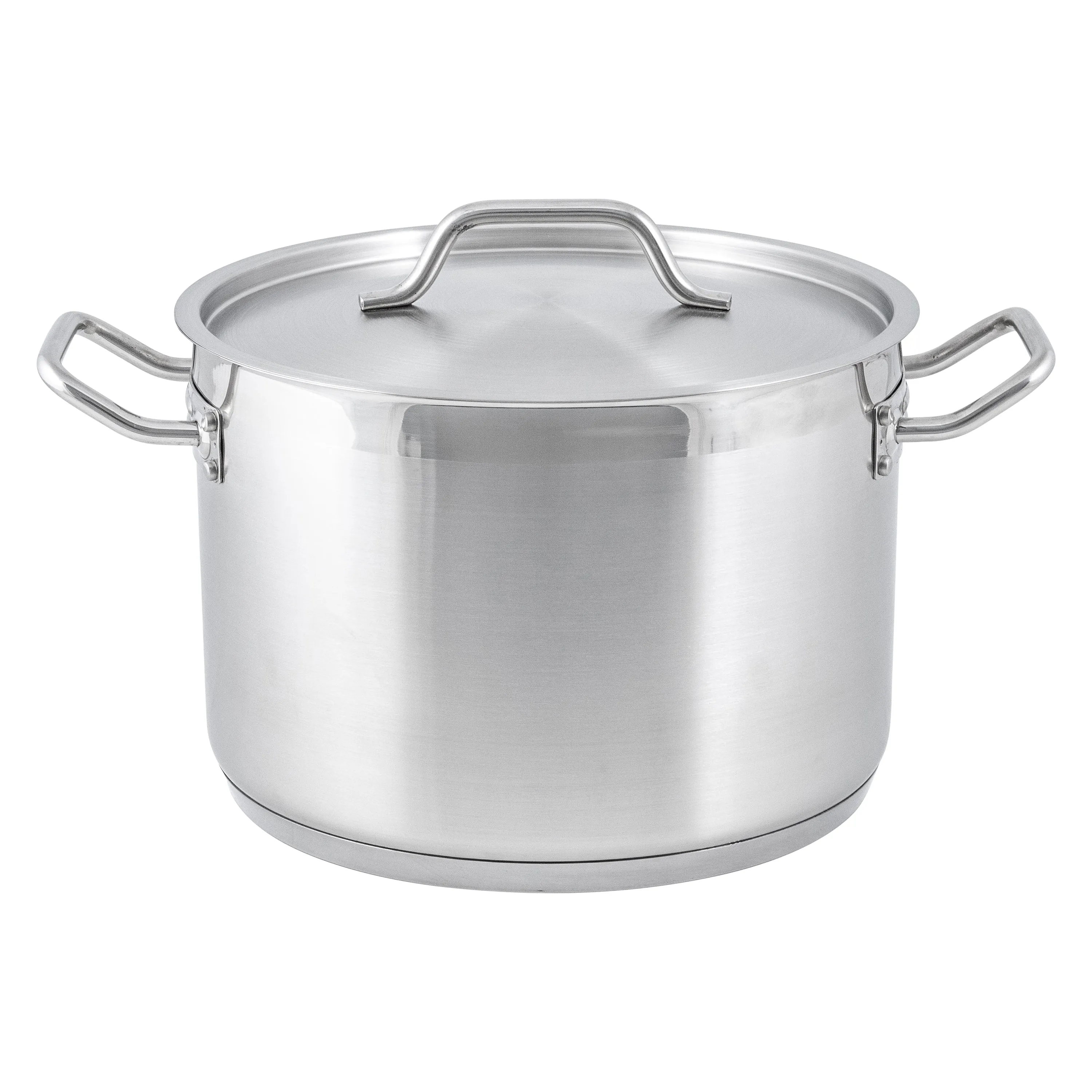 Adcraft Titan Induction Stock Pot with Cover 12 quart