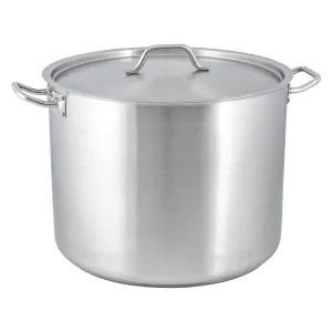 Adcraft Titan Induction Stock Pot with Cover 60 quart