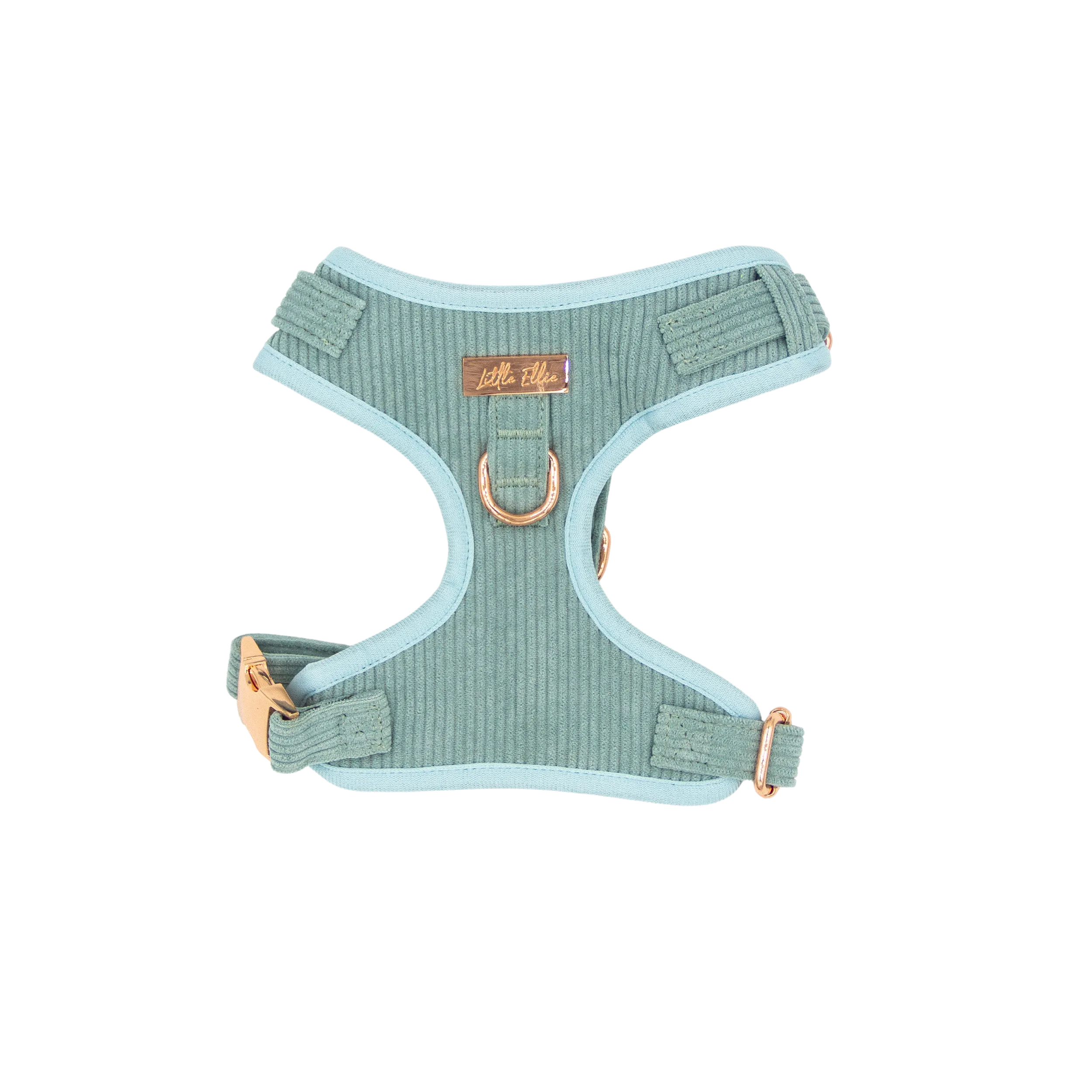 Adjustable Dog Harness LUXE| Sage Corduroy