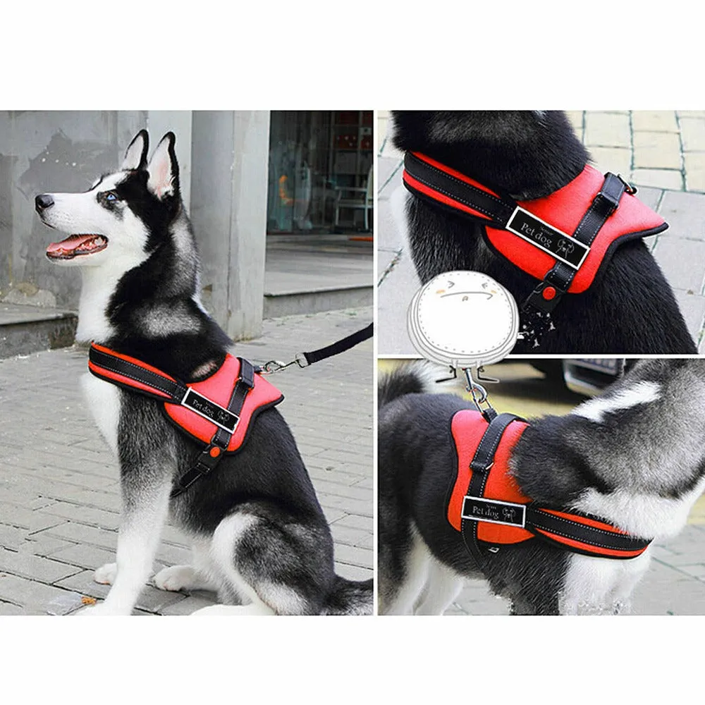 Adjustable Red Dog Harness