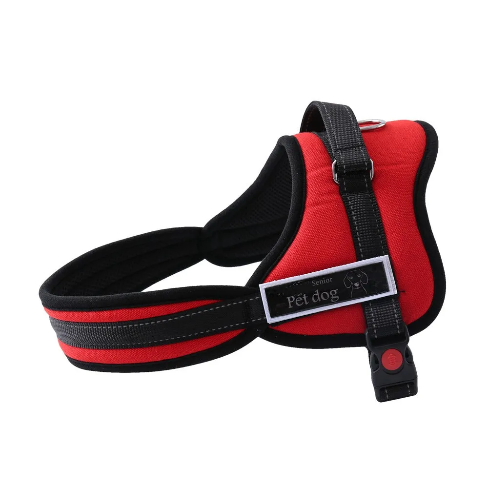 Adjustable Red Dog Harness
