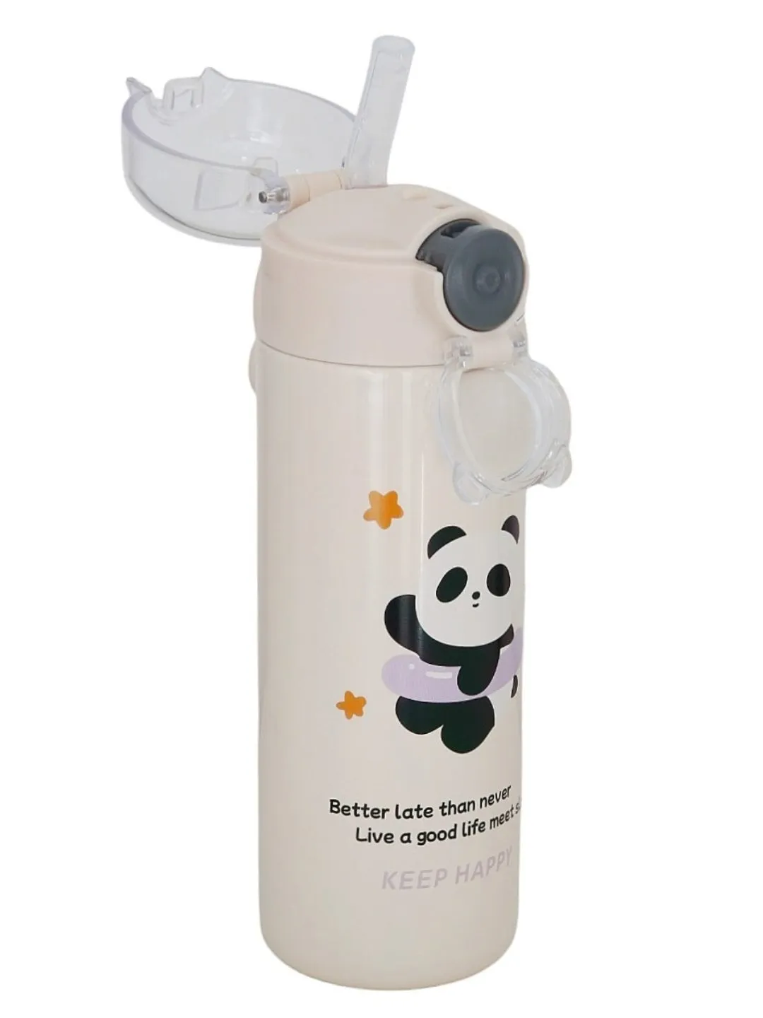 Adorable Panda Insulated Hot & Cold Stainless Steel Sipper Bottle – 500 ML