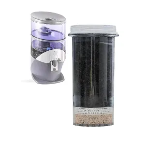 Alkaline Gravity Water Filter Replacement Cartridge for Nikken Water Filter Replacement PiMag - Mineral Home Filtration System Parts & Accessories for Countertop Dispenser (Filtros de Agua para Tomar)