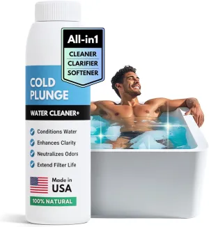 All-in-One Cold Plunge Water Treatment – Cleaner, Clarifier, Softener & Stabilizer with Natural Chitosan for Fresh, Crystal-Clear Ice Baths | Advanced Odor Prevention