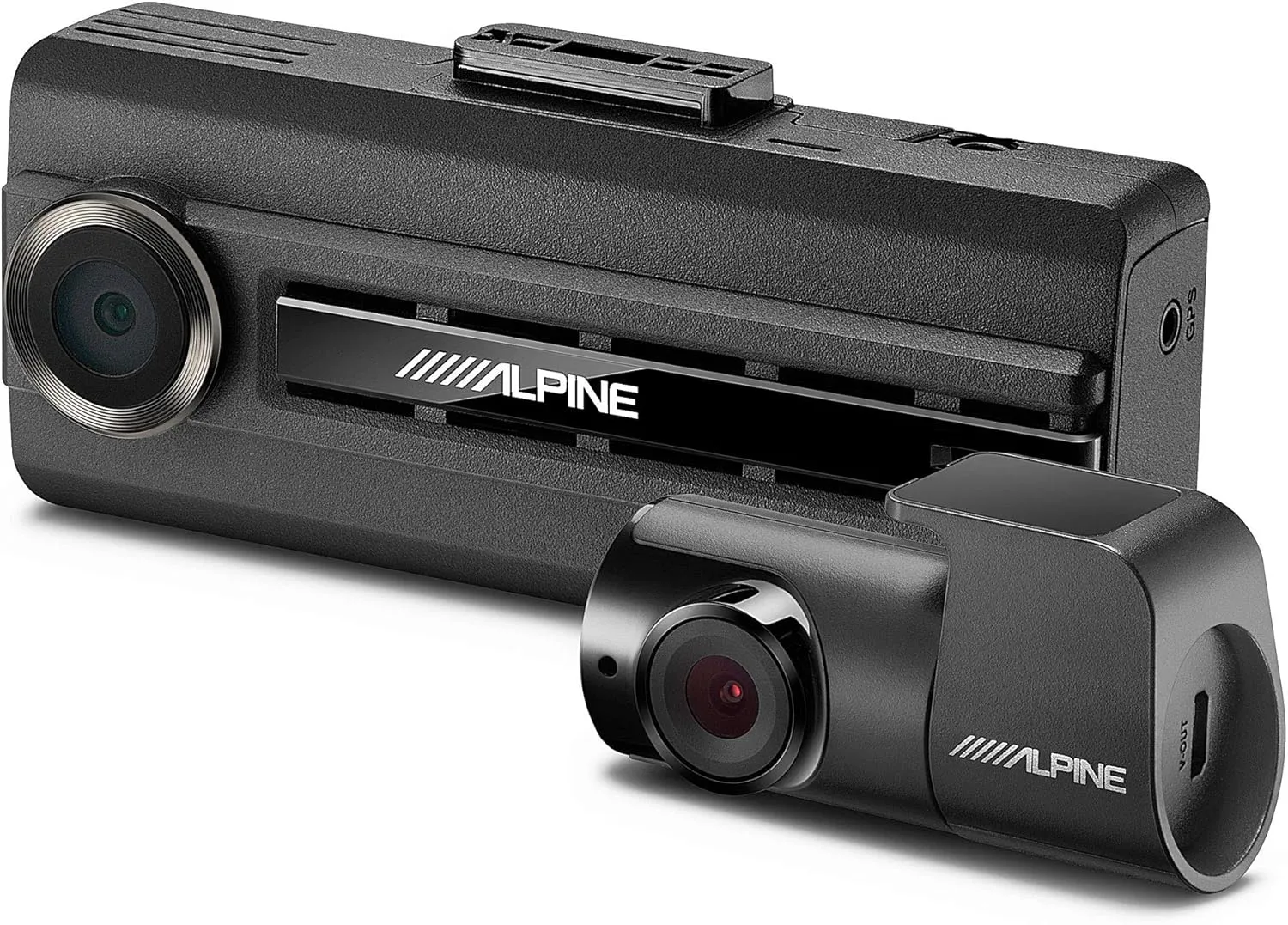 Alpine DVR-C310R Premium 1080P Dash Camera Bundle (Front & Rear) with Impact Recording