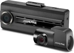 Alpine DVR-C310R Premium 1080P Dash Camera Bundle (Front & Rear) with Impact Recording