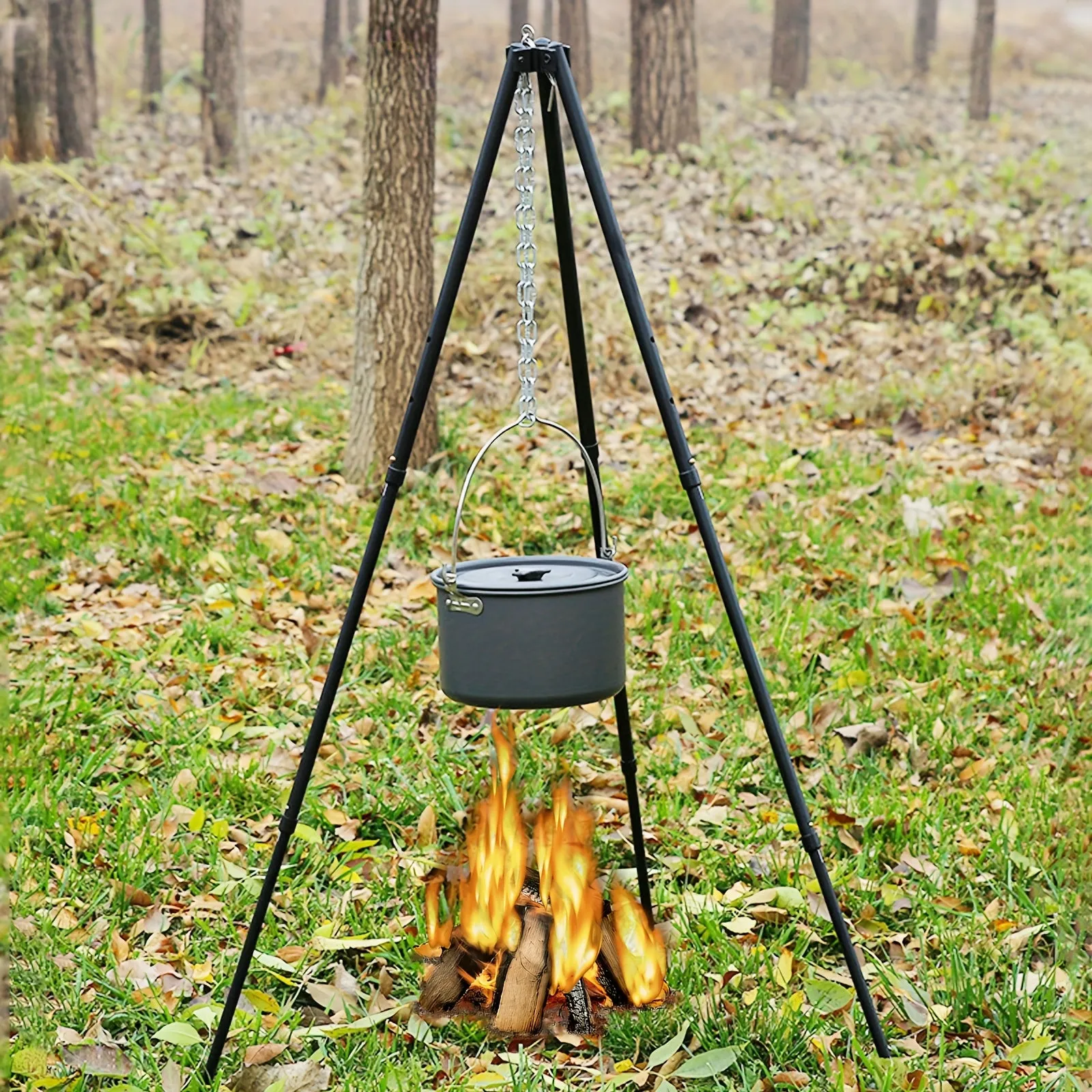 Aluminum Alloy Campfire Tripod Stand