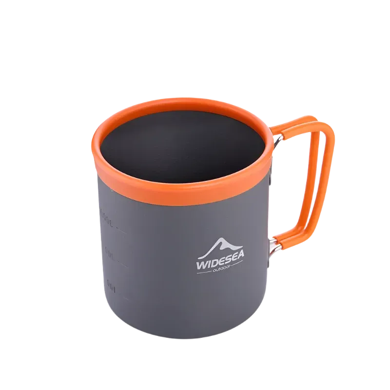 Aluminum Camping Cup – Lightweight Collapsible Outdoor Mug for Hiking, Trekking, and Picnic Cooking