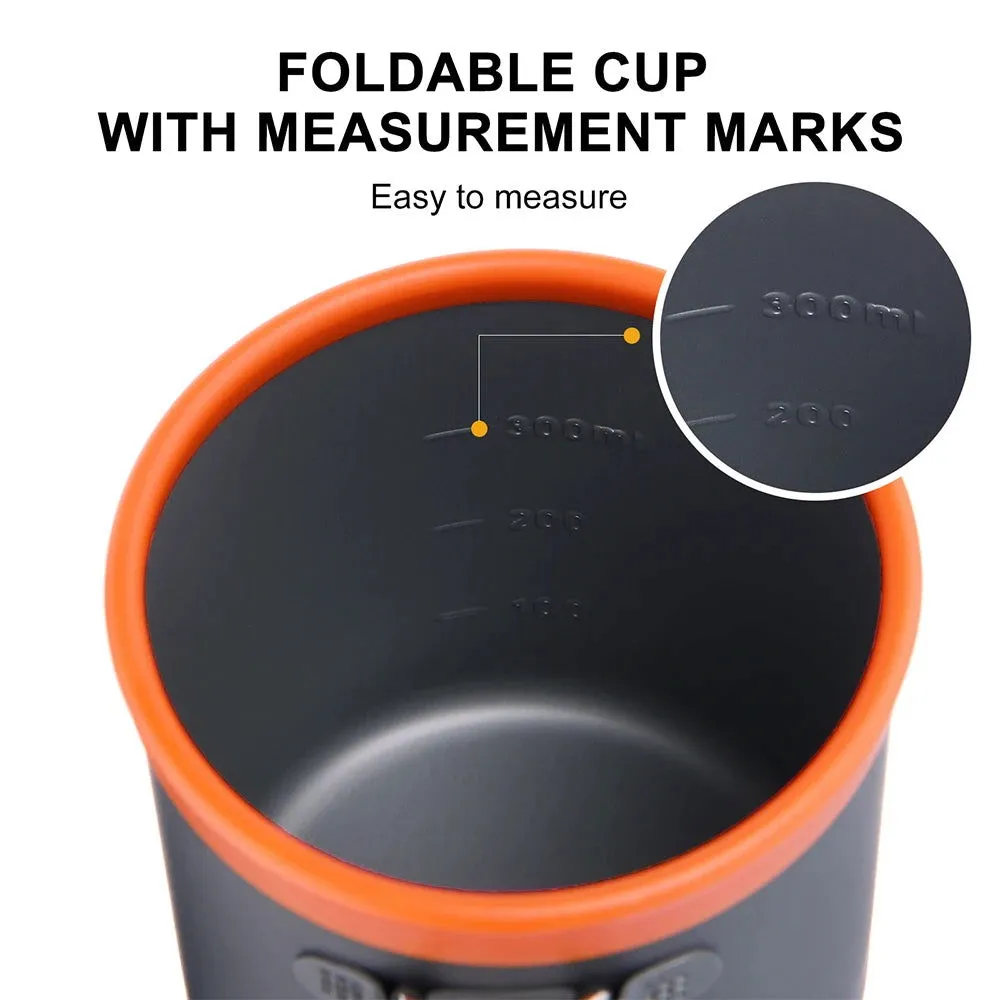 Aluminum Camping Cup – Lightweight Collapsible Outdoor Mug for Hiking, Trekking, and Picnic Cooking