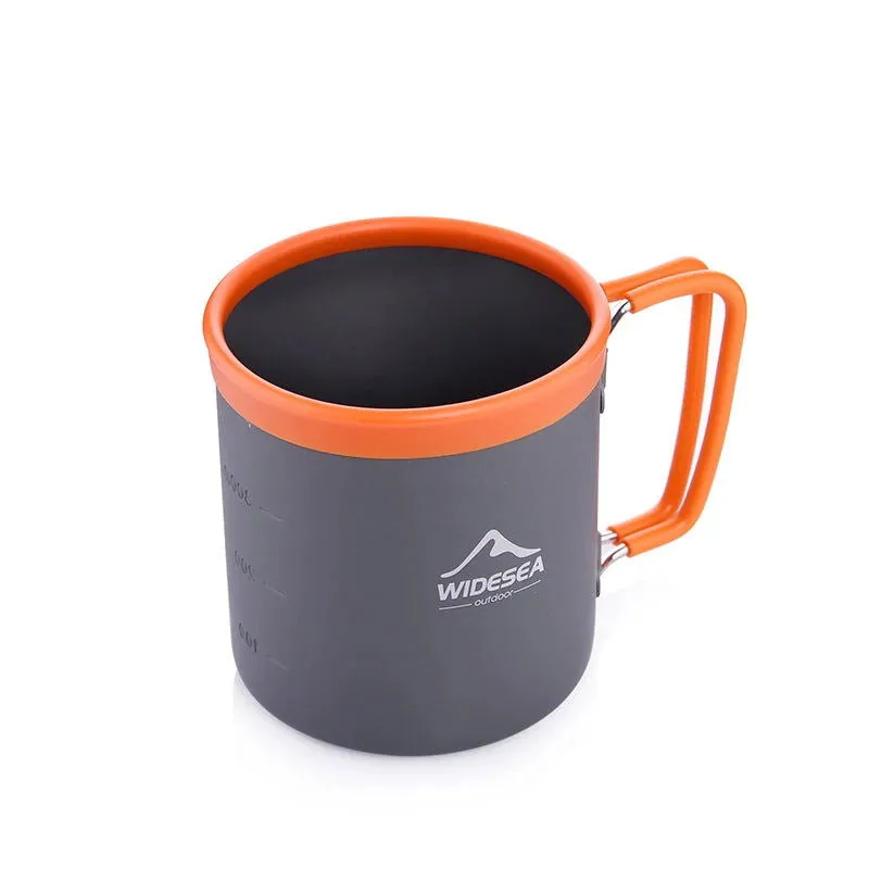 Aluminum Camping Cup – Lightweight Collapsible Outdoor Mug for Hiking, Trekking, and Picnic Cooking