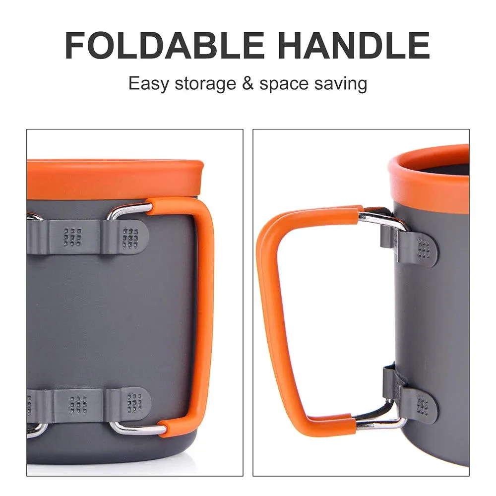 Aluminum Camping Cup – Lightweight Collapsible Outdoor Mug for Hiking, Trekking, and Picnic Cooking