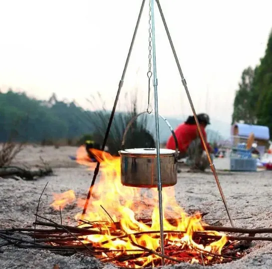 and Camping for Pit Cooking Fire Extensive range Outdoor Tripod Augmented reality Outdoors Gathering