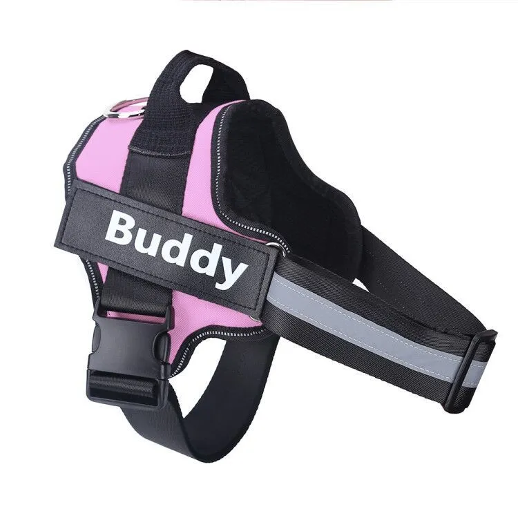 Anti-Escape Dog Harness with Name Embroidery – No-Pull, Personalized Safety Vest for Small to Large Dogs