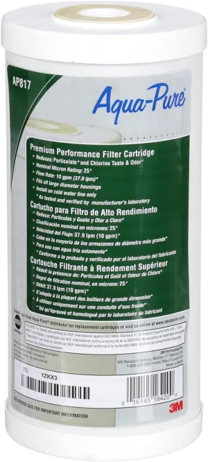 Aqua-Pure Whole House Large Dia. Replacement Filter, Model AP817