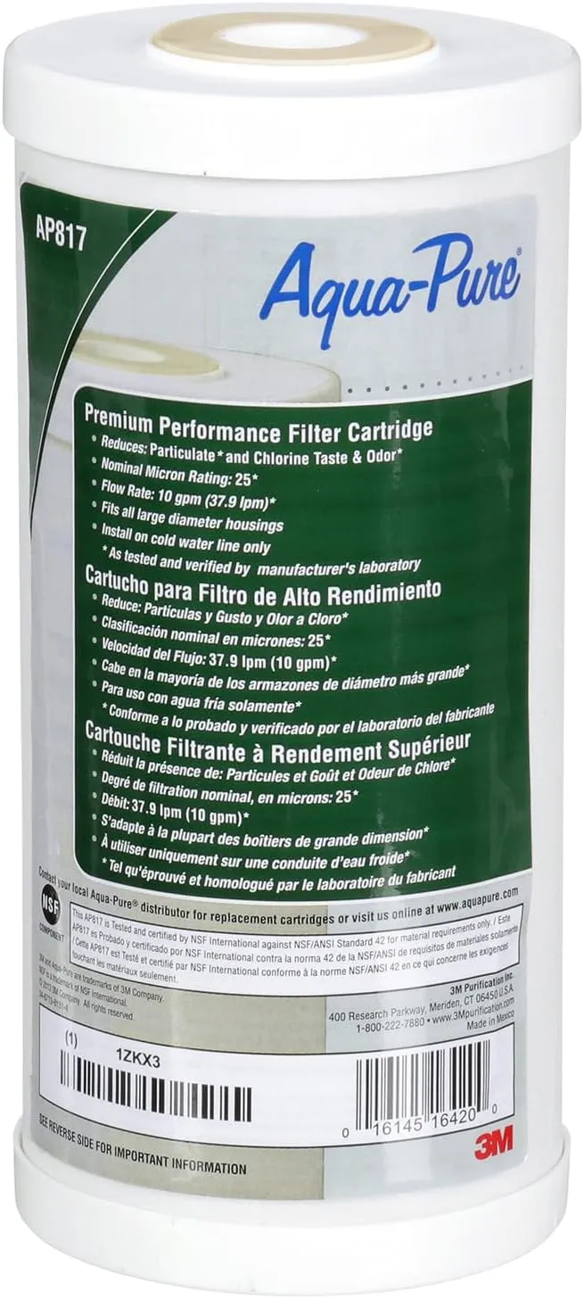 Aqua-Pure Whole House Large Dia. Replacement Filter, Model AP817